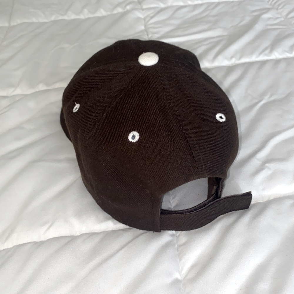 Chocolate Brown New York City Baseball Cap - Picture 3 of 3